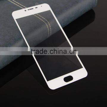 0.33mm 2.5D round curve screen full cover tempered glass protective film for meizu m3