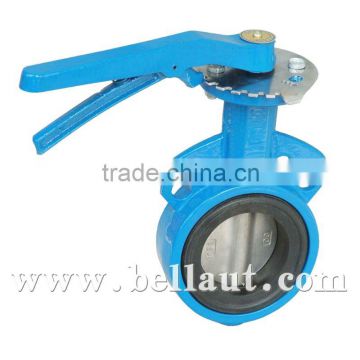 Manual-operated Wafer Butterfly Valve,wafer type butterfly valve,Cast Iron butterfly valve