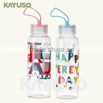 Hot selling Couple Glass Water Bottle Drinking Water Glass