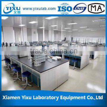 QC Laboratory Wall Bench With Reagent Shelf
