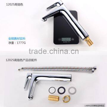 LABRAZE LE12025 Lavatory Basin Long Neck Brass Faucets for the Bathroom photo-6