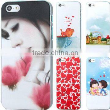 Love romantic various cute designs options mobile phone cover for 4/4s/5