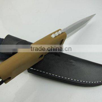 OEM Rubber Handle Fixed Blade Hunting Knife photo-3