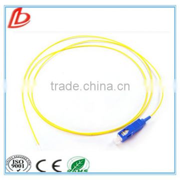 SC PC/APC 0.9mm SM MM fiber optic pigtail, optical fiber pigtail cord