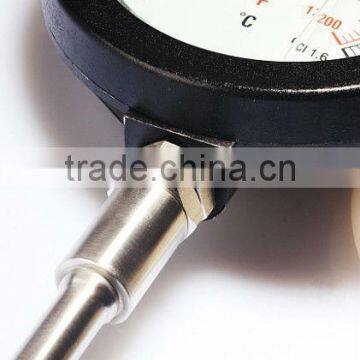 Black Exhaust Thermometer Bottom Connection