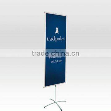 cross-shaped banner stands