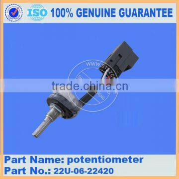 excavator engine parts PC300-7 PC220-7 potentiometer 22U-06-22420