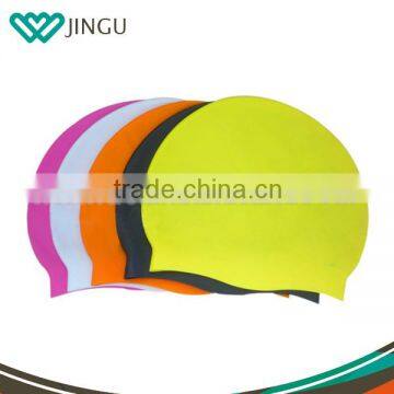 high quality adult funny ear protection custom printing silicone swim cap