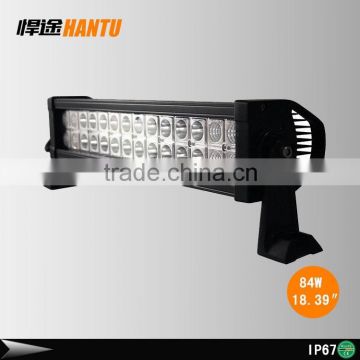 most powerful 84W led light bar two row car roof top led light bar 4x4