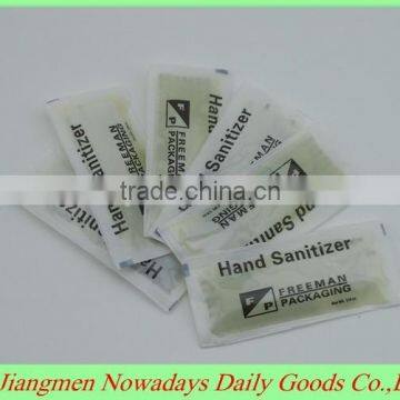 Best price instant waterless hand sanitizer gel bag with MSDS