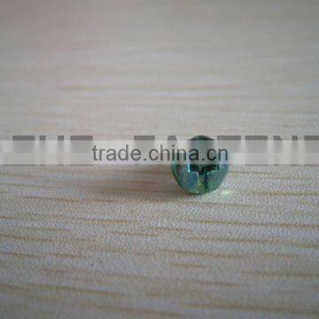 pan hex head comb.recess machine screw green zinc plated