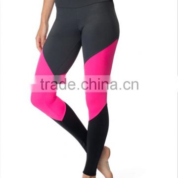 Make of 87% nylon and 13% spandex wicking breathable women running leggings