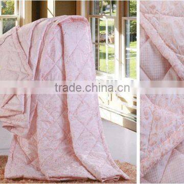 2015 Latest luxury design china factory wholesale pure handmade patchwork silk fitted quilt