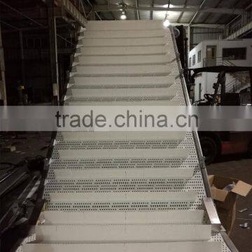 food grade modular belt climbing conveyor