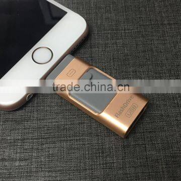 Dual Otg Usb Flash Drive for Computer and Smartphone Iphone 32GB 64GB USB2.0 Otg Usb Flash Drive