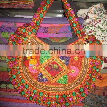 Latest 2015 Boho Bohemian Vintage Banjara Handbag Indian Embroidered Tote Tribal Bag