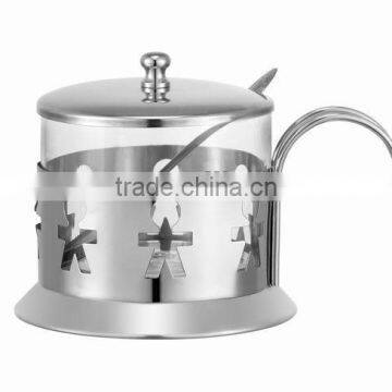 suger pot (stainless steel sugar bowl)