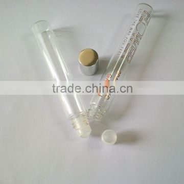 Skin care essential oil roll on bottle for 10ml glass tubular vial bottle