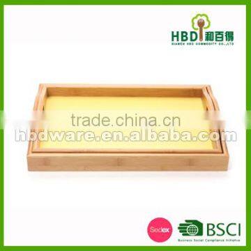 Restaurant serving tray , good selling bamboo tray