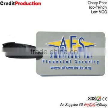 Factory direct sale custom made plastic plain luggage tag