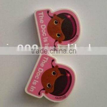 promotional small gift printed easer with logo printing