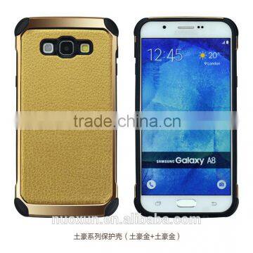 Brilliant Quality OEM Electroplated Case Dual Layer Ultime Rugged Protedtion Armor Tech Accessories Case for GalaxyA8/A7/A5 photo-3