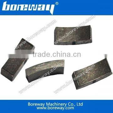 China manufacturer supply professional 100mm diamond core bit segment for reinforced concrete