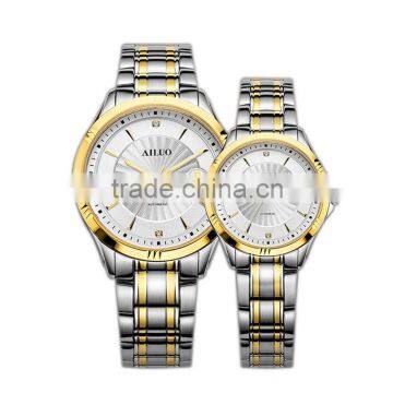 Wholesale high quality stainless steel wrist watch,2016 newest couple watch for sale