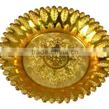 Newest design golden plate