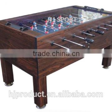 wholesale coin operating 4.5 feet kid's football kicker table/ foosball soccer game table