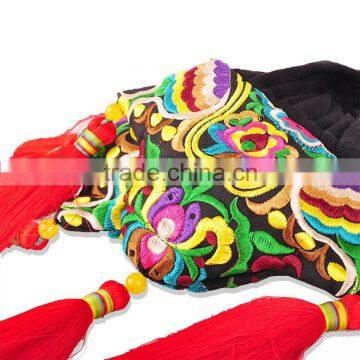 China Embroidery Silke Shawls Ladiese Scarves Chiffon Hijob Fashion With Tassel photo-5