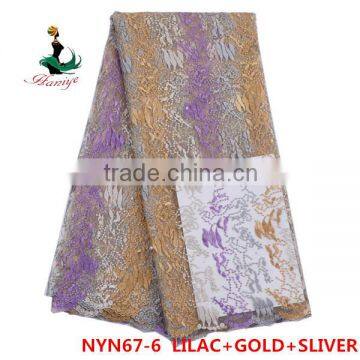 2016 Haniye Wholesale Fashion Tulle Lace French Lace/african Tulle Lace Fabric/NYN67 photo-6