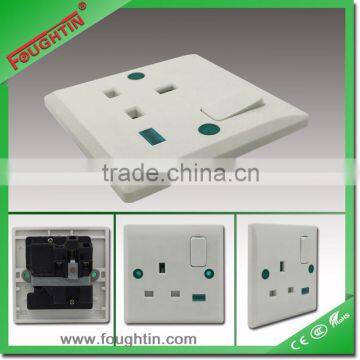 1 gang 13 amp switched socket with indicator light wall switch socket