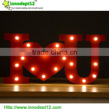 Electronic marquee metal letters, led letter sign