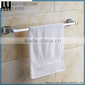 Wholesale Prices Zinc Alloy Chrome Finishing Bathroom Accessories Wall Mounted Single Towel Bar