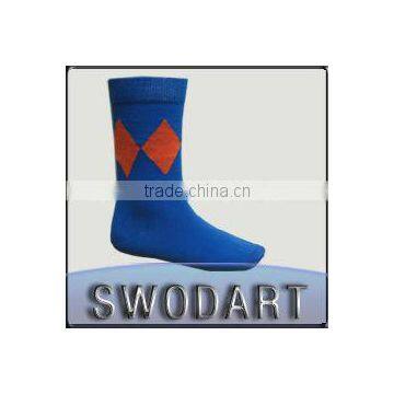 China wholesale Diamond design man custom socks elite socks