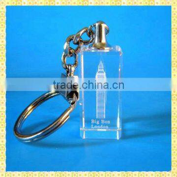 High Quality Crystal Eiffel Tower Keychain For Married Souvenirs