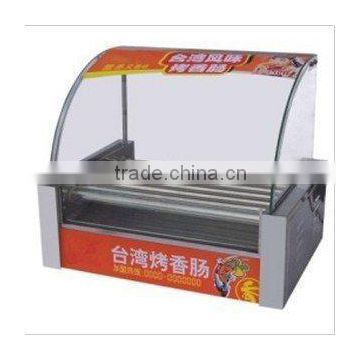 New 1000W COMMERCIAL 5 ROLL HOT DOG ROLLER WARMER MAKER MACHINE WITH COVER