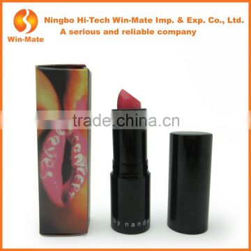 Color box Packing Matte Korea Pure Color Waterproof Lip Stick