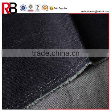 9oz Blue Color Slub 98% Cotton Stretch Denim Fabric For Wholesale
