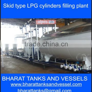 Skid type LPG cylinders filling plant