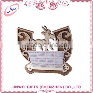 2015 calendars promotional gift home decorative wooden calendar