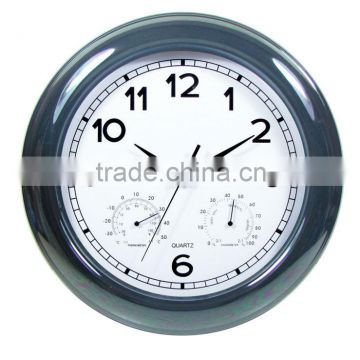 weather station wall clock with home decorative