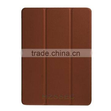 China Factory OEM Logo Three Floding Stand PU Leather Case Cover for Apple IPad Pro 9.7 photo-2