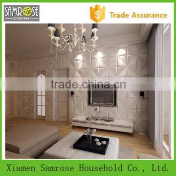 2015 new design wall decor stylish modern cheap decorative 3d faux leather china home decor wholesale