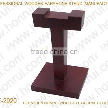Wooden Earphone Display, Custom Shape Earphone Wooden Display, Earphone Display Supplier photo-4