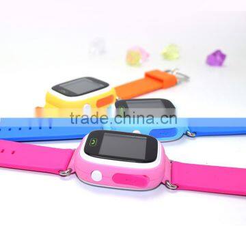 1.22 inch color display gps kids smart watch q90 anti-lost WIFI SOS wrist watch gps tracking device for kids with touch screen