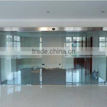 Factory price fancy glass sliding door system for office