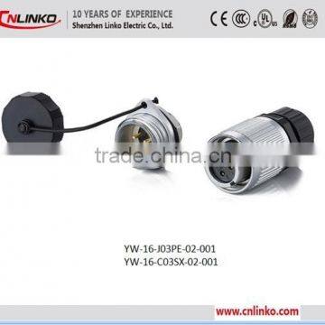 Very popular insulation IP67 waterproof 16a 3 pin power plug wiring