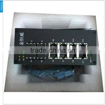 4x1000BaseX SFP Slots and 8x10/100/1000BaseT(X) Ports Full Gigabit Industrial Network Switch I712A photo-5